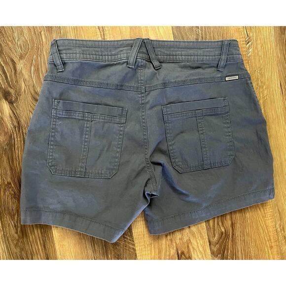 prAna Tess Shorts Women's 4 / 27 Gray Hiking Stretch Outdoor EUC - Picture 3 of 13